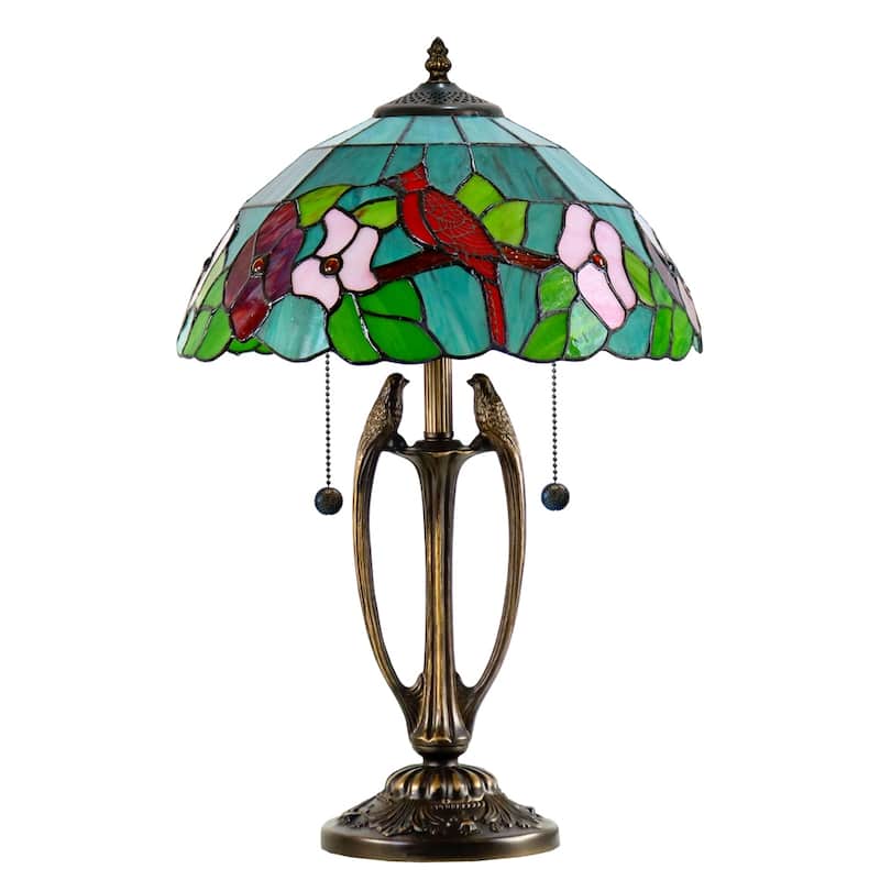 Benezia Birds Tiffany Table Lamp