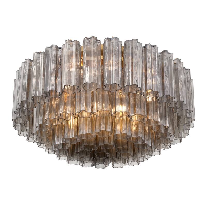 Crystorama Lighting Group ADD-331-SM Addis 16 Light 32" Wide Flush