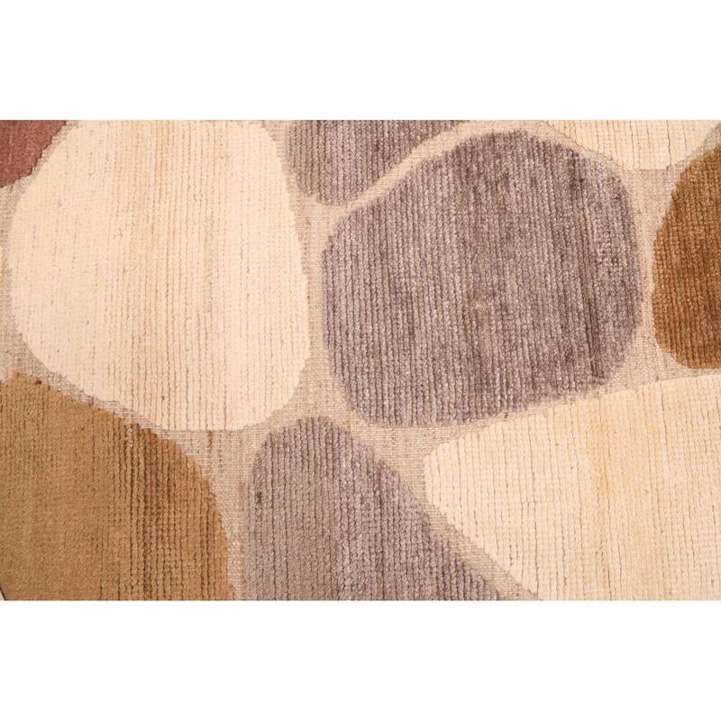 ECARPETGALLERY Hand-knotted Tangier Ivory Wool Rug - 8'2 x 10'0