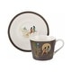 preview thumbnail 5 of 32, Sara Miller for Portmeirion London Chelsea Teacup and Saucer - 8 oz. Dark Grey