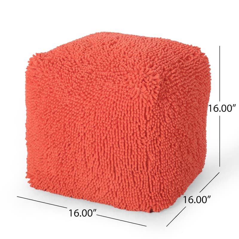 Sunny Square Pouf