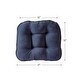 preview thumbnail 6 of 4, Hyatt Denim Indoor Reversible Microfiber Chair Pads (2-Pack)