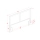 preview thumbnail 9 of 12, Pice Transitional Solid Wood Panel Design Headboard by Furniture of America