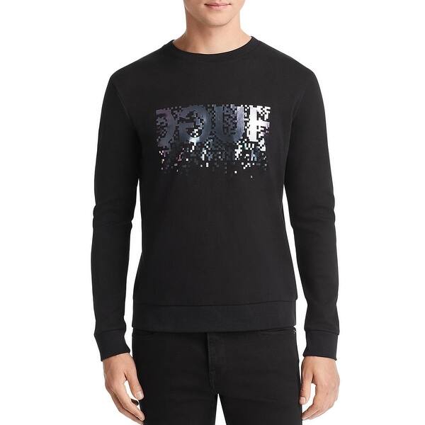 Shop Hugo Hugo Boss Mens Crew Sweatshirt Metallic Logo Xl Overstock