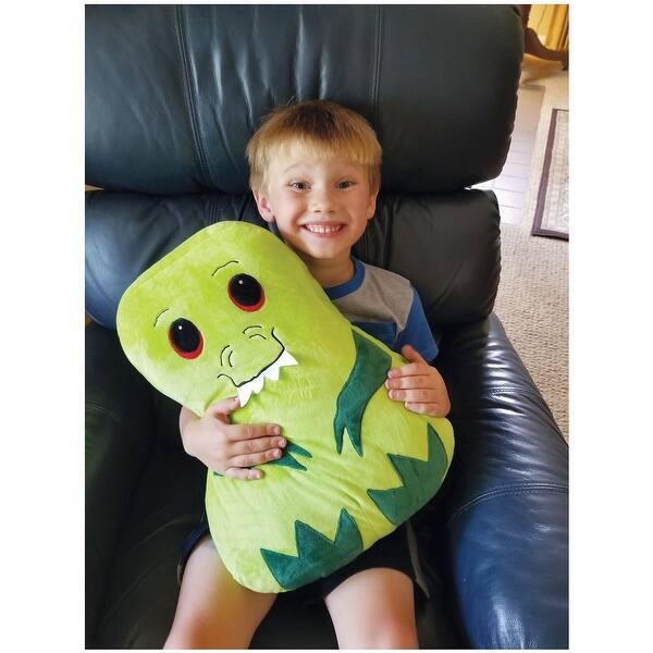 Shop Snuggly Dinosaur Pet Pillow Calming Stuffed Animal Cushion