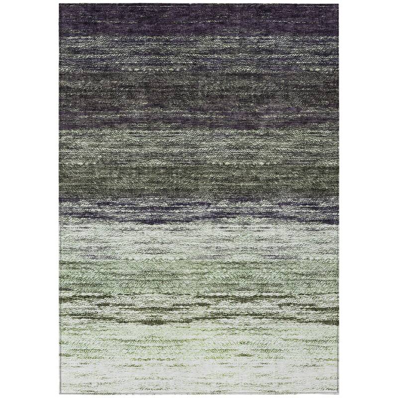 HomeRoots Ombre Transitional Rectangle Outdoor Rug