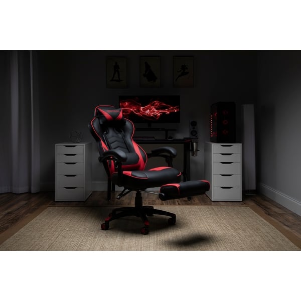 Respawn 110 Racing Style Reclining Gaming Chair With Footrest On Sale Overstock 22848763