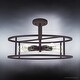 preview thumbnail 5 of 6, Luxury Scandinavian Ceiling Light, 11.75"H x 20"W, with Modern Style, Estate Bronze, by Urban Ambiance
