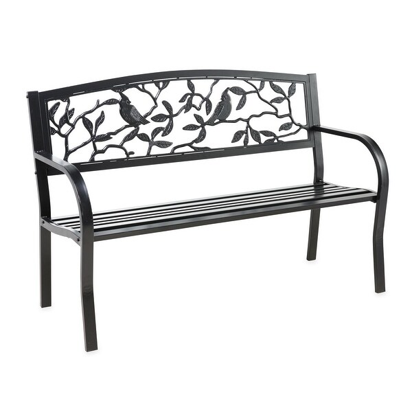 Cardinals Metal Garden Bench. Opens flyout.