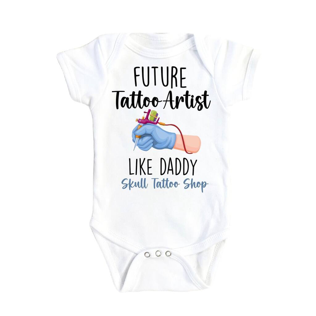 Tattoo - Baby Boy Girl Clothes Infant Bodysuit Funny Cute Newborn 1B