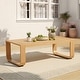 preview thumbnail 111 of 122, Spruce & Spring Outdoor Patio Furniture Set Aluminum Sofa Accent Chair Coffee Table - Beige