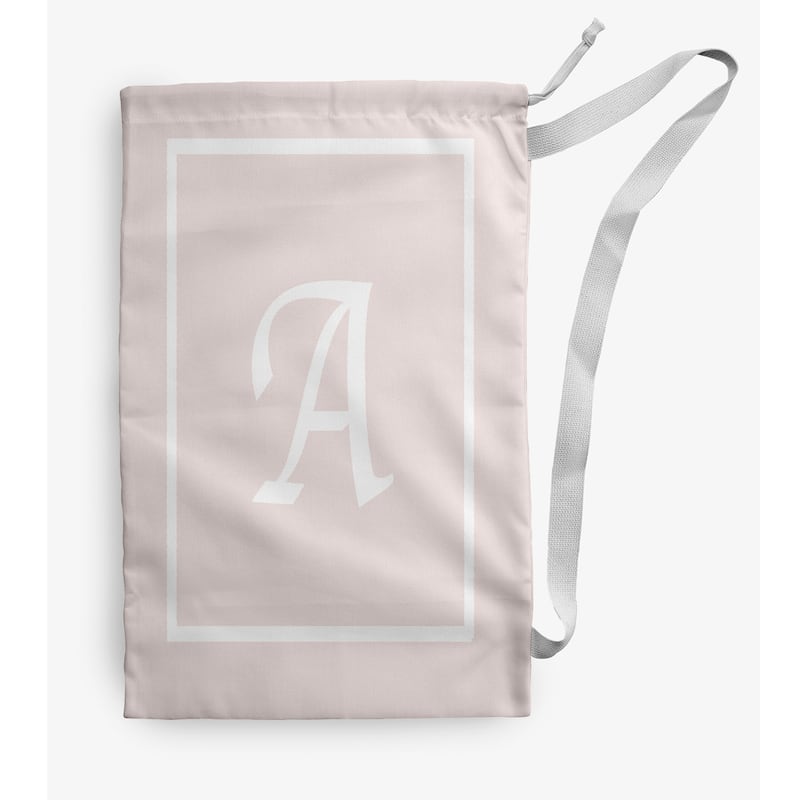 Classic Monogram Laundry Bag - 28" x 36" - Cream/White