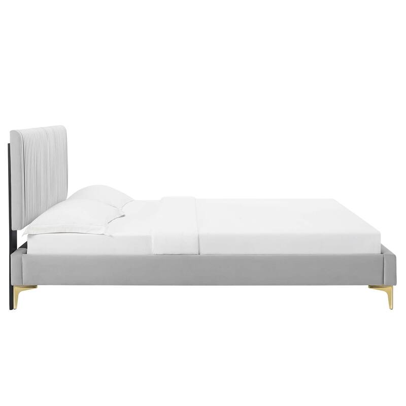 Peyton Performance Velvet Full Platform Bed