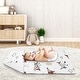 preview thumbnail 3 of 3, Vintage Airplane Boy Baby Receiving Security Swaddle Blanket - Grey Yellow Orange Red White Blue Airplanes Plane Transportation