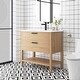 preview thumbnail 19 of 49, Plywood Freestanding Bathroom Vanity Set with Integrated Sink