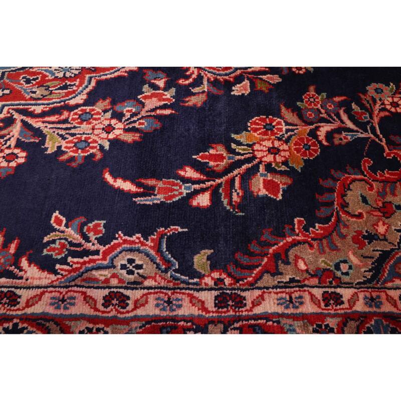 ECARPETGALLERY Hand-knotted Anadol Navy Wool Rug - 4'1 x 8'0