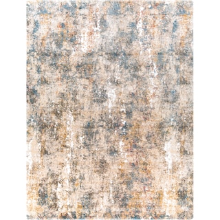 Livabliss Nickie Plush Abstract Area Rug
