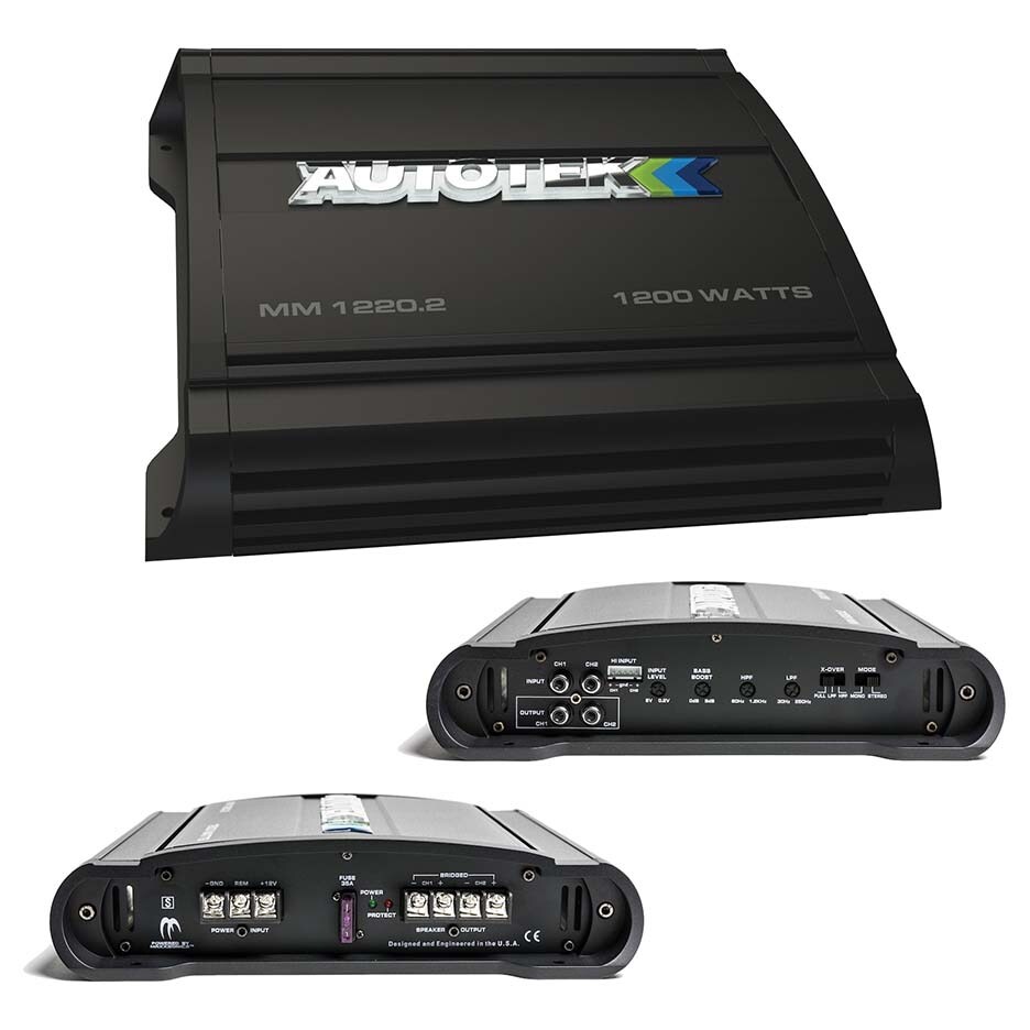 Autotek Mean Machine 2 X 300 4 Ohms 2 X 600 2 Ohms 1 X 1200 Watts 4 Ohms Bridged Overstock 28055652