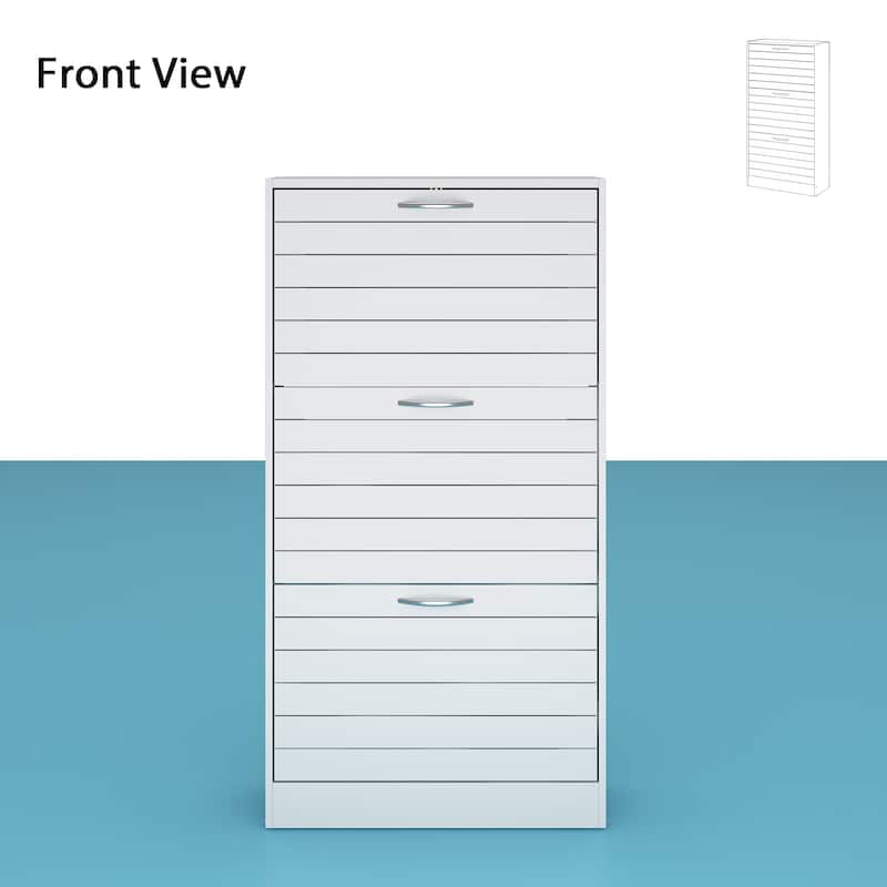 Shoe Cabinet with Flip Drawer for Entryway Rack Storage Organizer