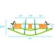 preview thumbnail 3 of 4, Plastic Seat Playground Equipment Cute Baby Plastic Rocker Outdoor Children Blue and Green Steel Tube for Kids Age 3+
