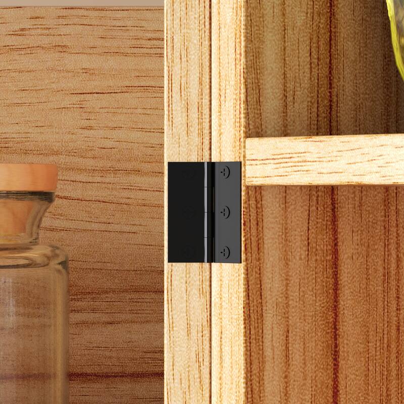 Pantry Cabinet with Double Doors Tall Storage Cupboard with Adjustable Shelves