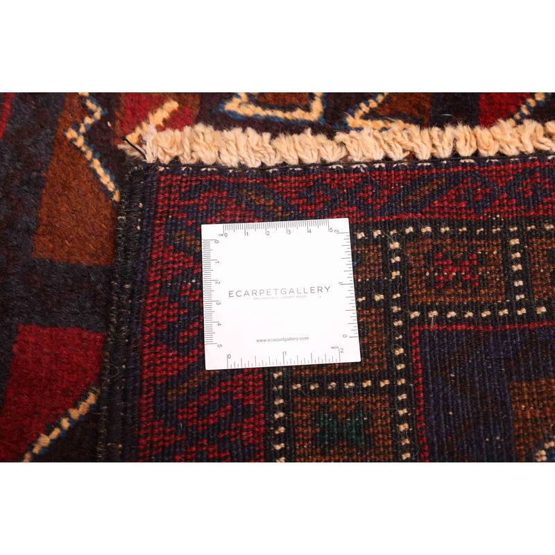 ECARPETGALLERY Hand-knotted Teimani Brown, Red Wool Rug - 3'6 x 6'4