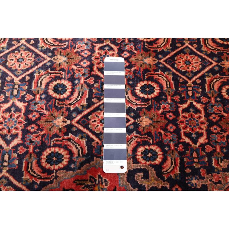 ECARPETGALLERY Hand-knotted Anatolian Vintage Dark Navy Wool Rug - 4'8 x 9'6