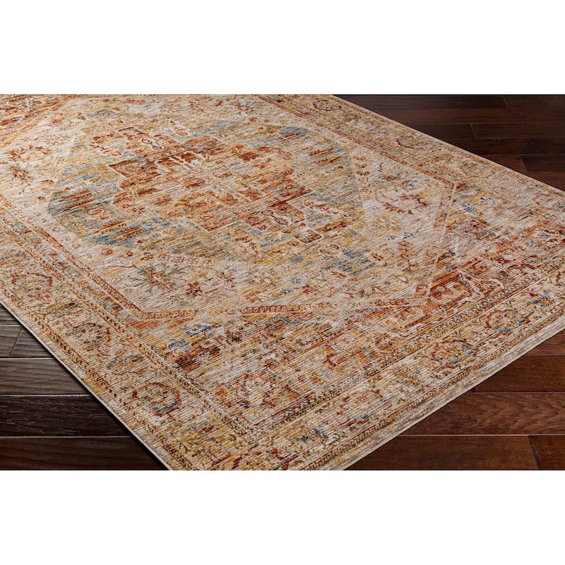 Angelae Traditional Medallion Area Rug