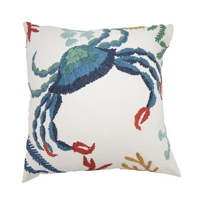 Crab Throw Pillow