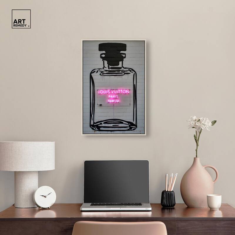Parisian Parfum Pop Canvas by Art Remedy