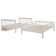 preview thumbnail 9 of 9, Full over Full Bunk Bed with Drawer, Storage Staircase, White