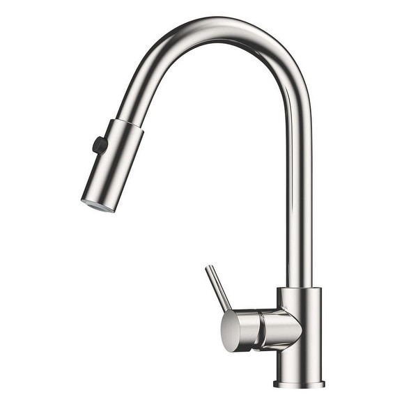 Single Handle Sprayer Kitchen Faucet Tap One Hole Installation