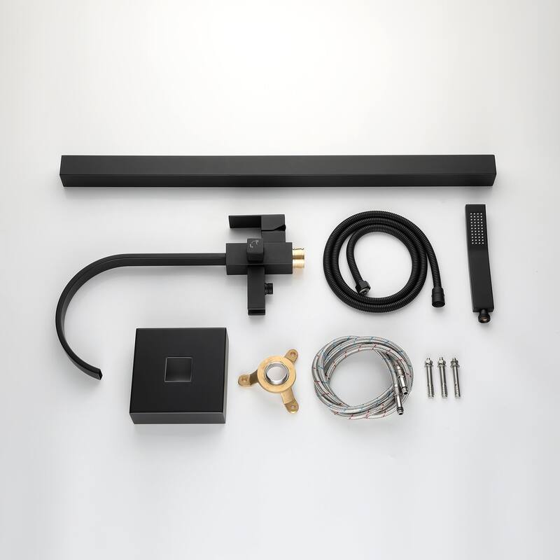 Single Handle Floor Mounted Clawfoot Tub Faucet - 8"48"