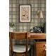 preview thumbnail 14 of 20, Harry & Grace Herringbone Plaid Premium Matte Non-Woven Peel and Stick Wallpaper