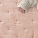 preview thumbnail 3 of 3, Cloud Muslin Pink/White 5pc Bedding Set - Levtex Baby