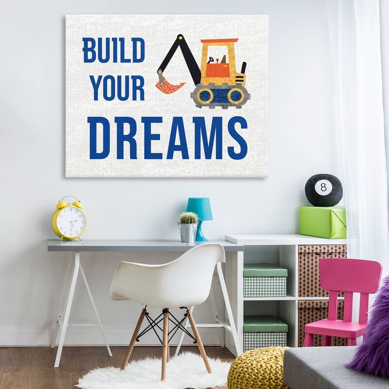 Stupell Build Your Dreams Canvas Wall Art Design By Conrad Knutsen