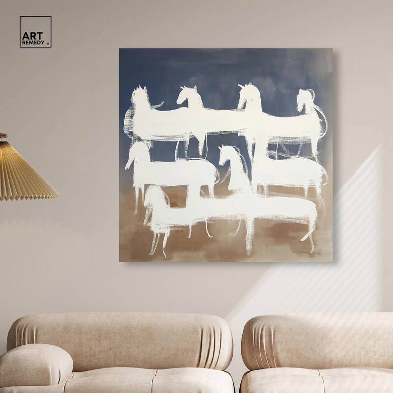 Phantom Herd Canvas by Art Remedy, Gallery Wrapped