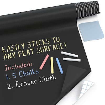 Bright Creations X-Large Chalkboard Wallpaper - Clear