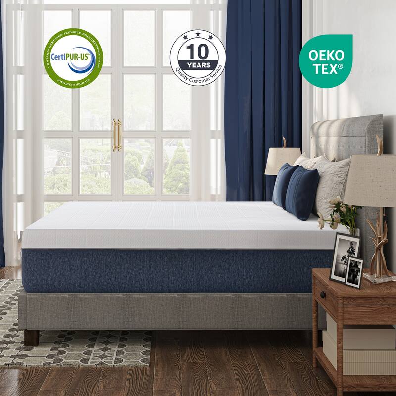Haven 14 Inch Medium Gel Memory Foam Mattress