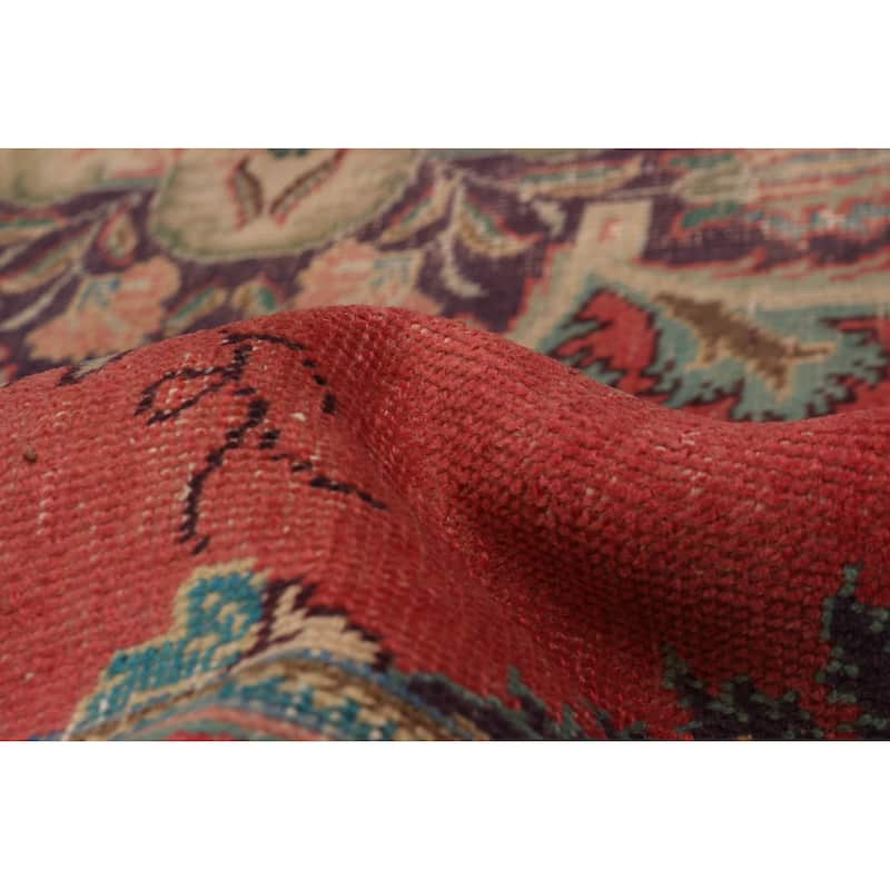 ECARPETGALLERY Hand-knotted Antalya Vintage Red Wool Rug - 8'5 x 11'11