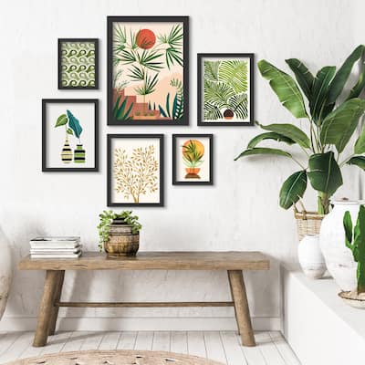 Weekend In Mojave 6 Piece Framed Print Gallery Wall Art Set
