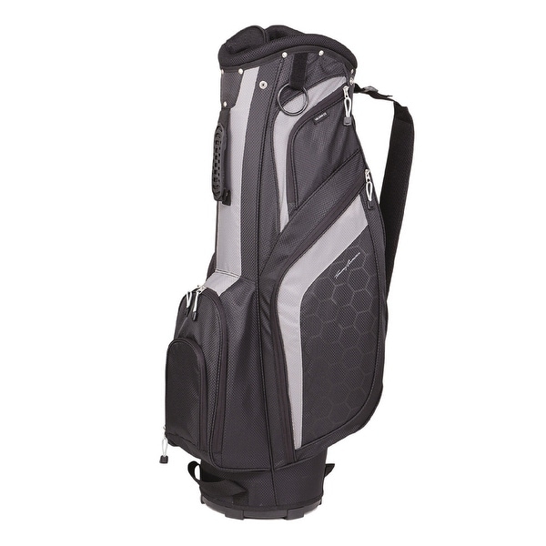 New Tommy Armour Torch Golf Cart Bag w/ 7-Way Top - Black / White - Black / White
