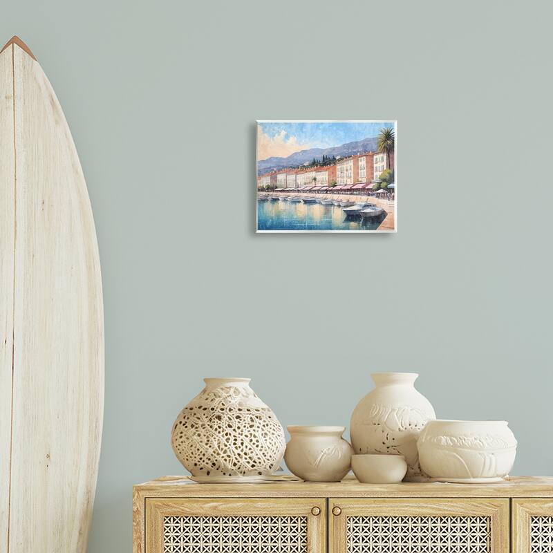 Stupell Quaint Seaside Marina Wall Plaque Art Design By Kim Allen