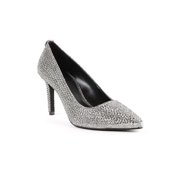michael kors dorothy flex pump silver