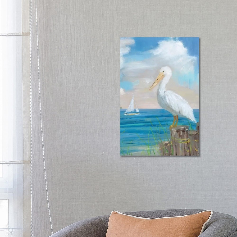 iCanvas "Pelican View II" by Sally Swatland Canvas Print