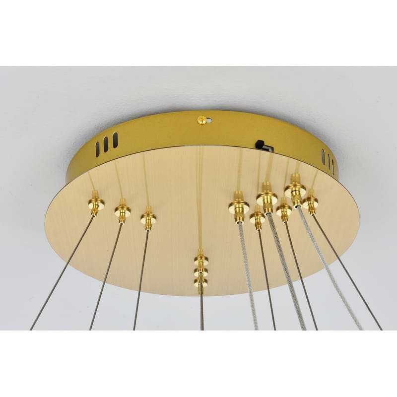 Indigo Home 32 inch Adjustable LED Chandelier