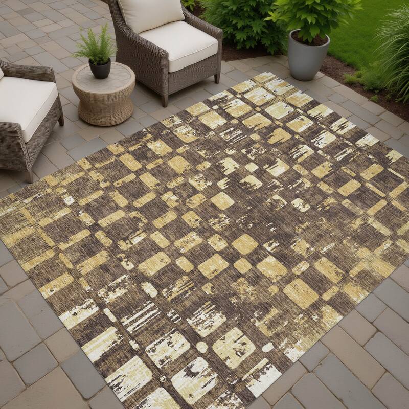 Machine Washable Indoor/ Outdoor Casual Foxfield Chantille Rug