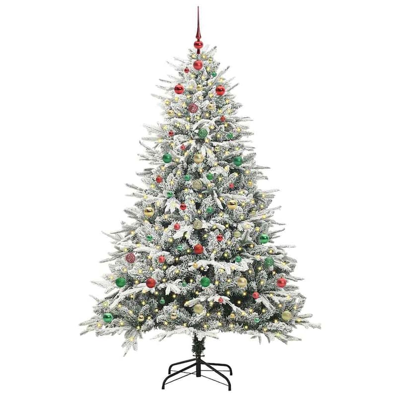 vidaXL Artificial Christmas Tree Green PVC