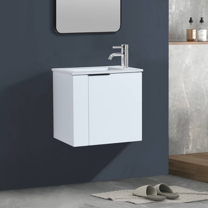 Topcraft 22-inch Wall Mount Bathroom Cabinet with Sink