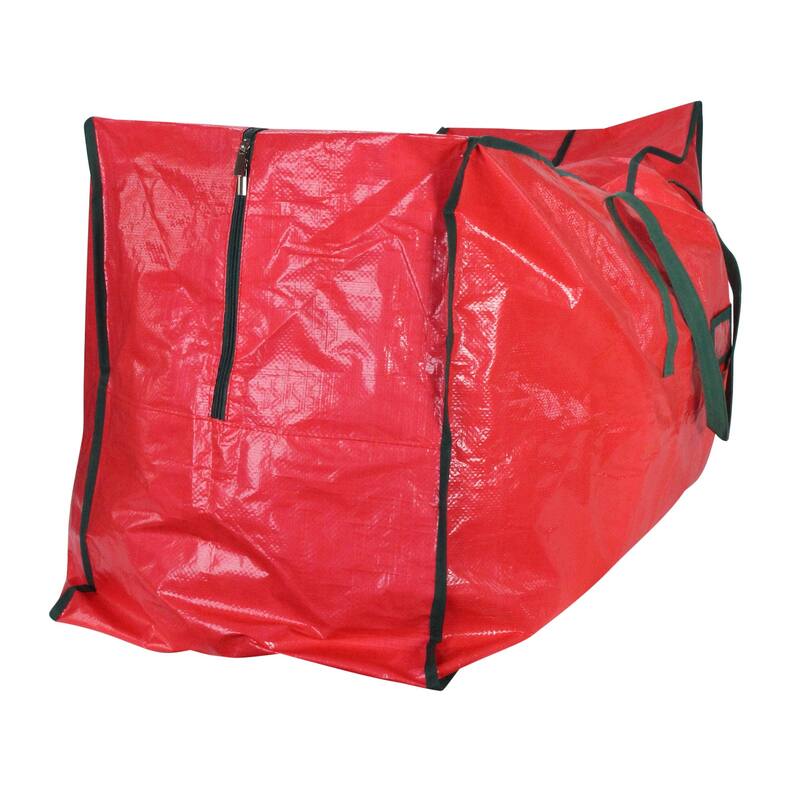 43" Red and Green Canvas Multipurpose Christmas Storage Bag